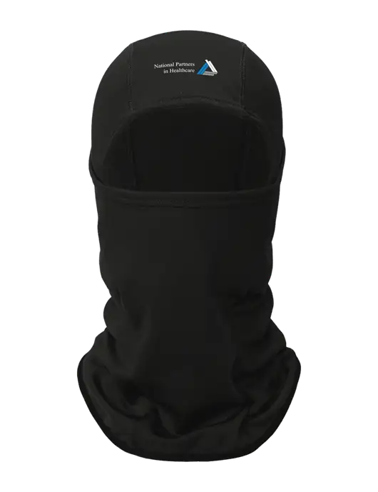 Black CornerStone Smooth Fleece Face Mask w/NPH Logo