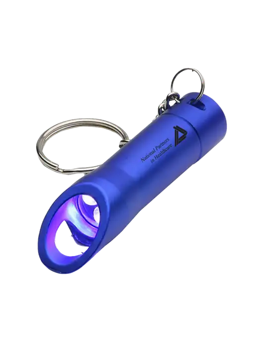 Royal Pocket LED Flashlight with Bottle Opener & Keychain w/NPH Logo