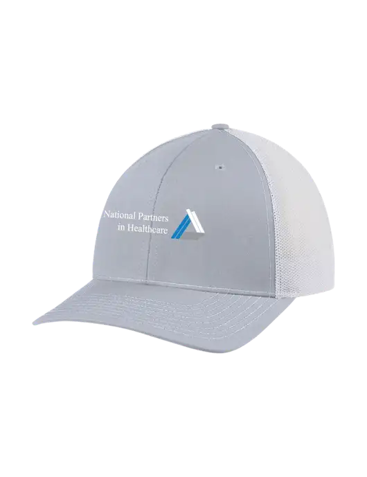 Richardson Adjustable Snapback Original 112 Trucker Cap Light Heather Grey w/White Mesh w/NPH Logo