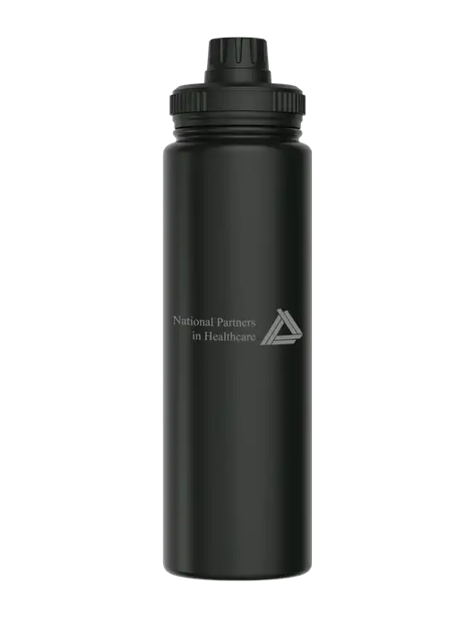 Liquid Life Black Sport Bottle w/NPH Logo