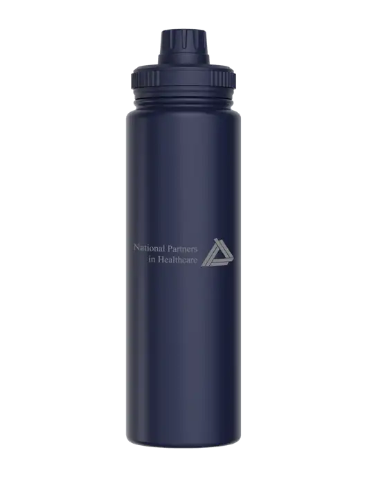 Liquid Life Navy Blue Sport Bottle w/NPH Logo