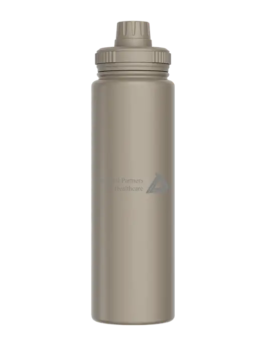 Liquid Life Grey Sport Bottle w/NPH Logo
